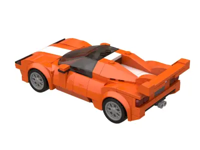 MocBricks3D - Lego Sport-Car Concept 2 3D print model