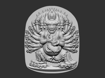 Tibetan bodhisattva 3D print model