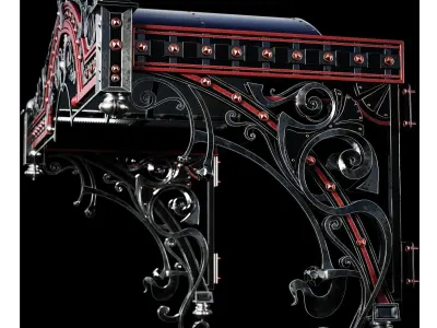 forging awning 3D model