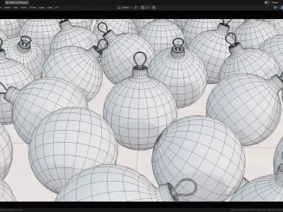 Christmas Balls 3D model purchase
