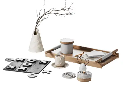 Decorative SET 01 3D model