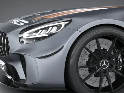 Mercedes-Benz AMG GT4 2020 3D model