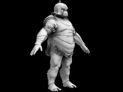 Gorilla Warrior  3D model