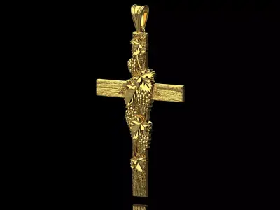 Wooden Cross 3D print model