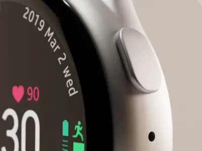 Smartwatch Samsung Galaxy Watch Active 2 Free 3D model