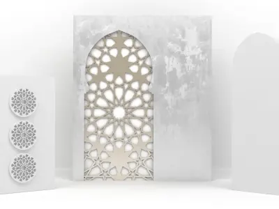 Arabic Decorative Set 3D model