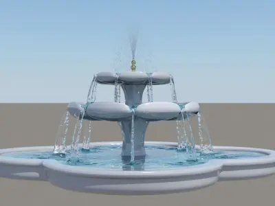 Water Fountain 3D model