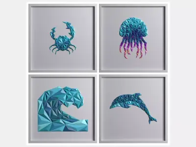 Paper ArtWork 16 3D model