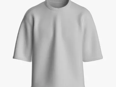 Male tshirt 3D model