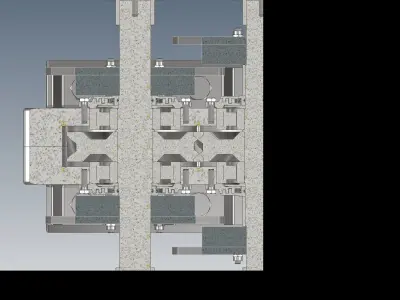 Hoffmann Exciter Gearbox based off Schenk Design  3D model