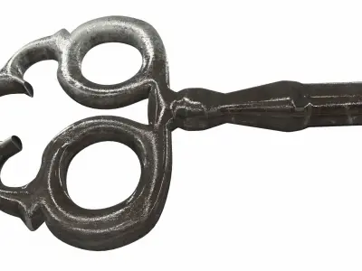 Ornamental key 5 3D model