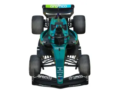 F1 Aston Martin AMR24 2024 3D model