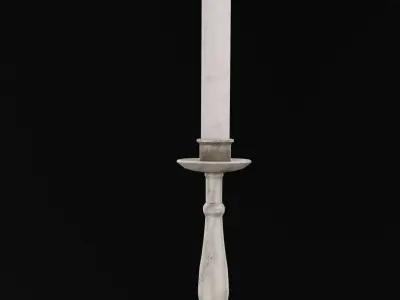 Candle Holder Low-poly 3D model