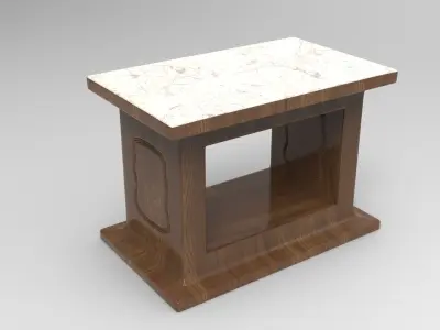 Pio Side Table Low-poly 3D model