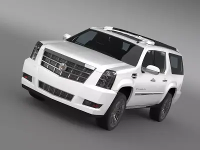 Cadillac Escalade Platinum ESV 2011 3D model