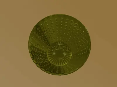 Realistic Crystal Glass 3D Model Free 3D model