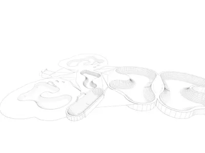 Skatepark-Skate Park PACK 3D model