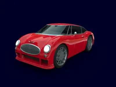 Austin 500 Hybrid AAA Low-poly 3D model