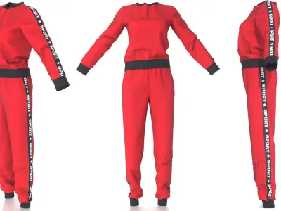 SPORT SUIT 2 Low-poly 3D model