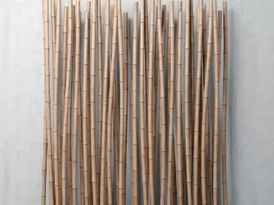 Bamboo decor n17 3D model