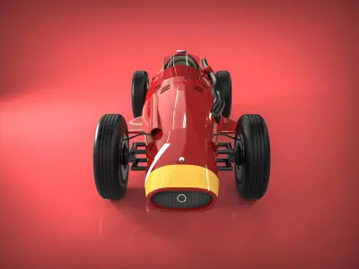 Car F1 - 1960 Maserati 250f 3D model