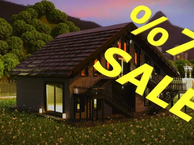 Luxury house 20 Free 3D model