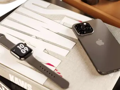 Decorative Set - American Style Neutral Decor - Appel Set 3D model