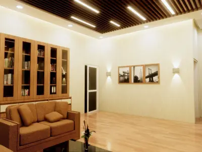 Modern Office Room 3D model