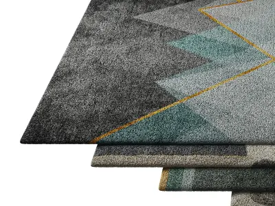 Rug Set 20 3D model