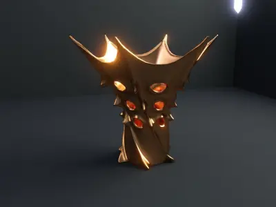 Vase of king of Mars Free 3D model