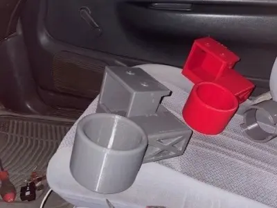 Toyota T100 Cup holder 3D print model