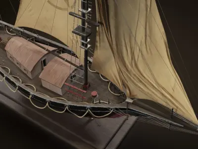 Spray ship 1892 3D model