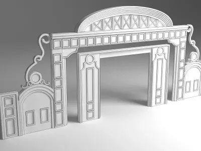 Entry Gate 3D model order