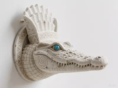 Crocodile 3D print model