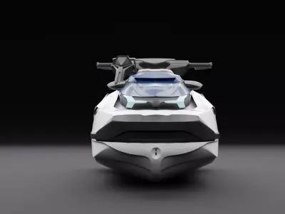 Jet Ski Boat 3D model