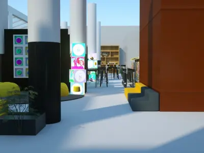 novotel hotel  3D model