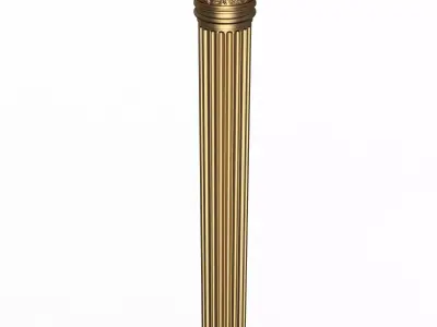 Column Capital 1306 Low-poly 3D model