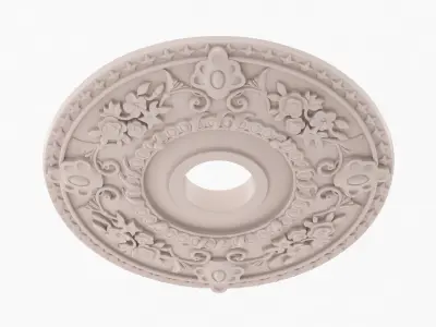 Classic Ceiling Medallion 03 3D model