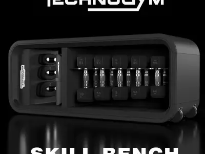 Technogym Skill Bench 3D model