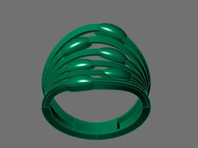 Women Ring Plain Ring Ready STL 3DM Models Womens Rings 3D print model 26