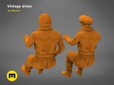 Vintage driver 3D print model