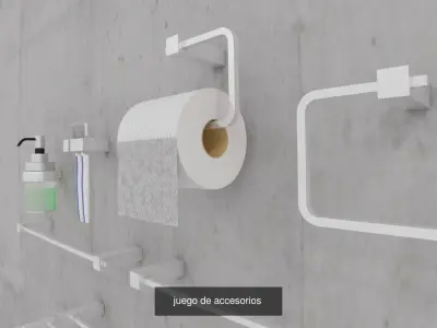muebles y accesorios 3D Model Pack