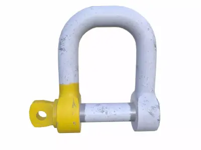 D Shackle Low-poly 3D model