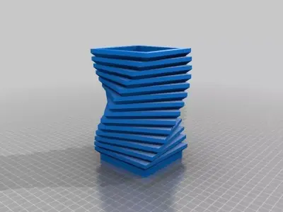 Arrayed Vase Free 3D print model 3