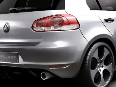 Volkswagen Golf 6 GTI 3D model