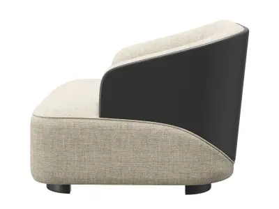 Rubelli Velour armchair 3D model