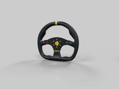 MOMO Steering Wheel with 4 Different Version 280mm   3D print model