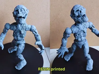   Zombie BOB FEB9 Unique Action Figures 3D print model