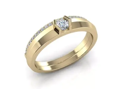 Jewelry Men Ring 3D print model