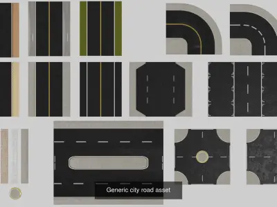 City Streets Full Asset pack